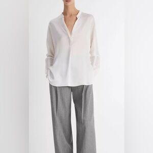 Vince Elegant silk cream Women's Blouse